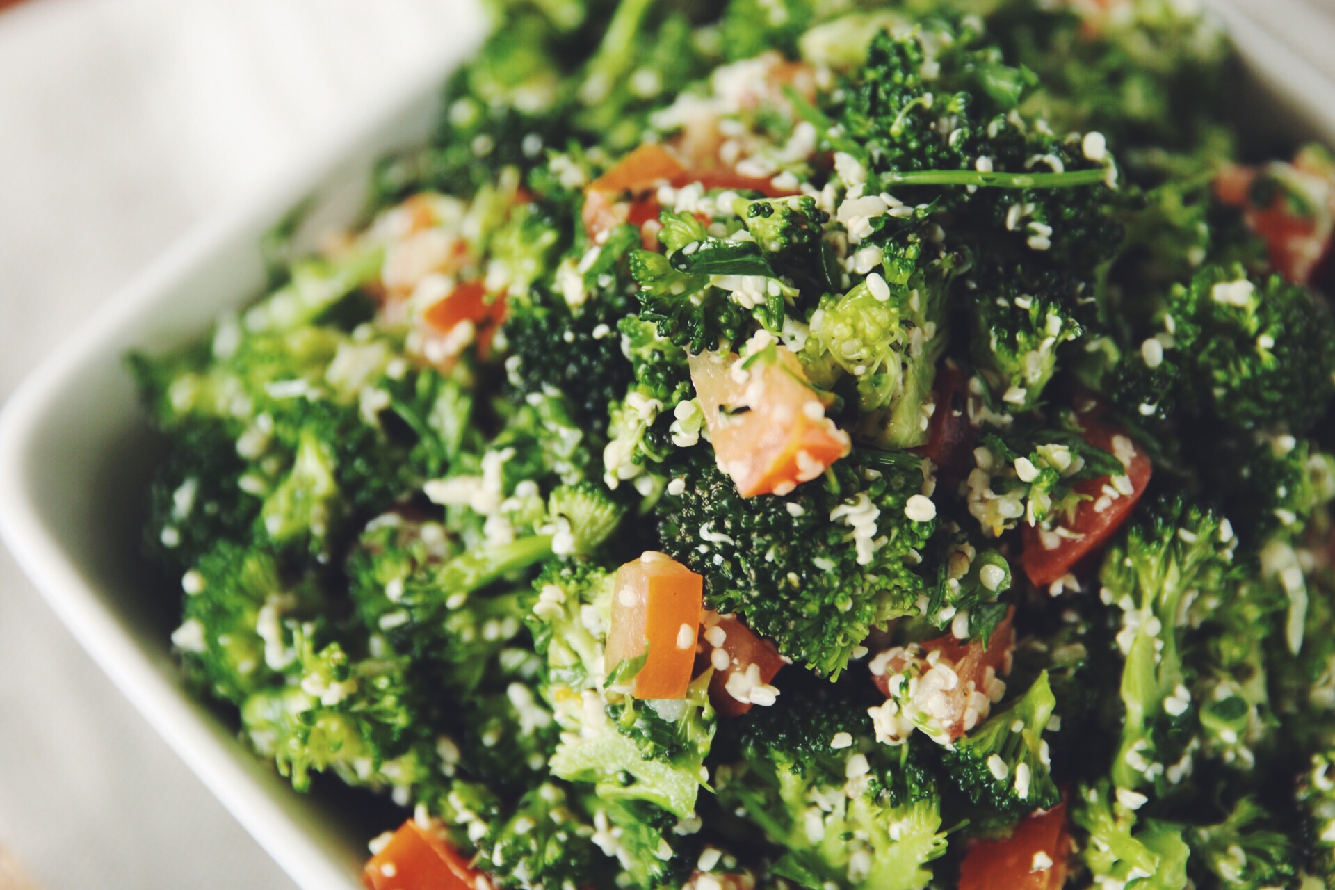 broccoli hemp tabbouleh