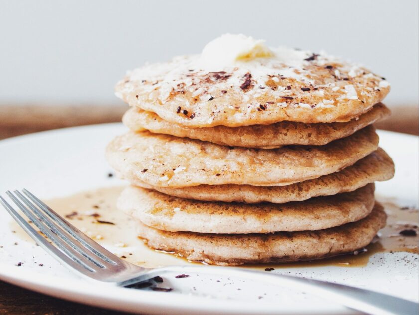 coconut pancakes vegan breakfast recipe