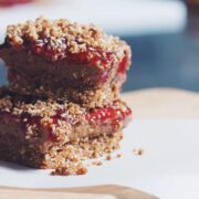 peanut butter jam squares_hot for food