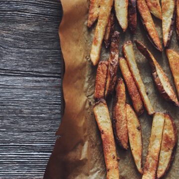 baked french fries_hot for food