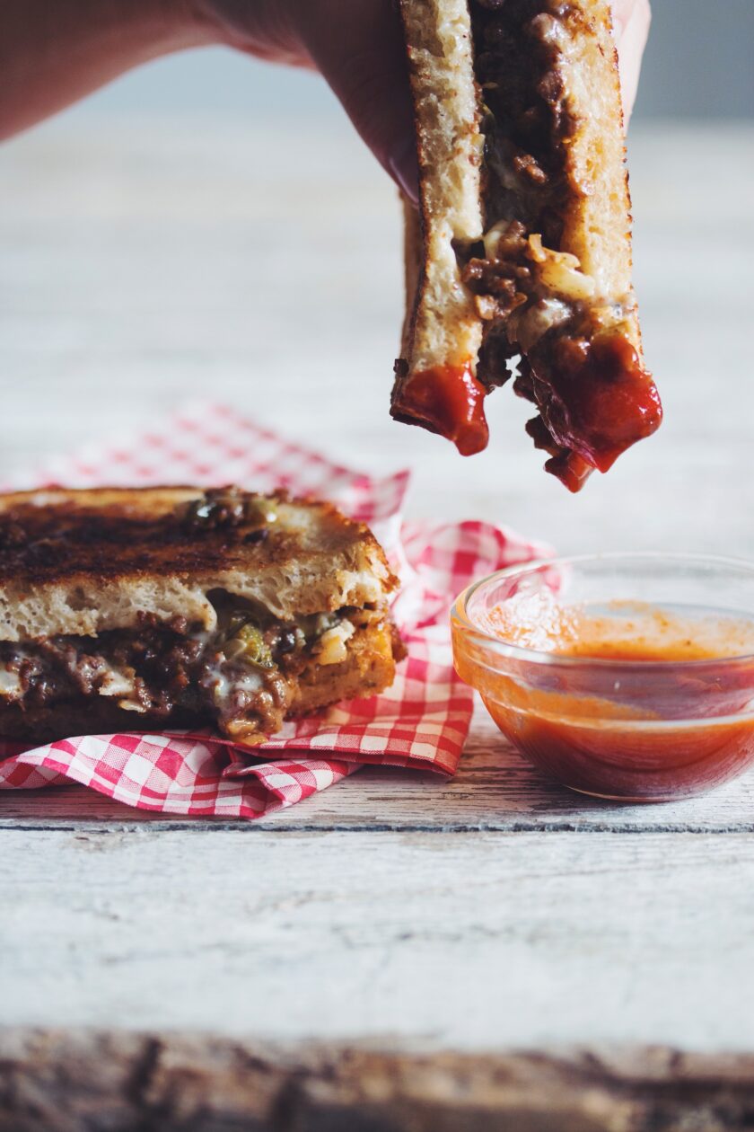 vegan recipe spicy grilled beef cheese sandwich hot for food