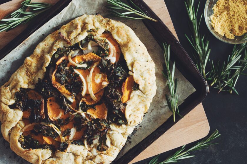 vegan sweet potato galette