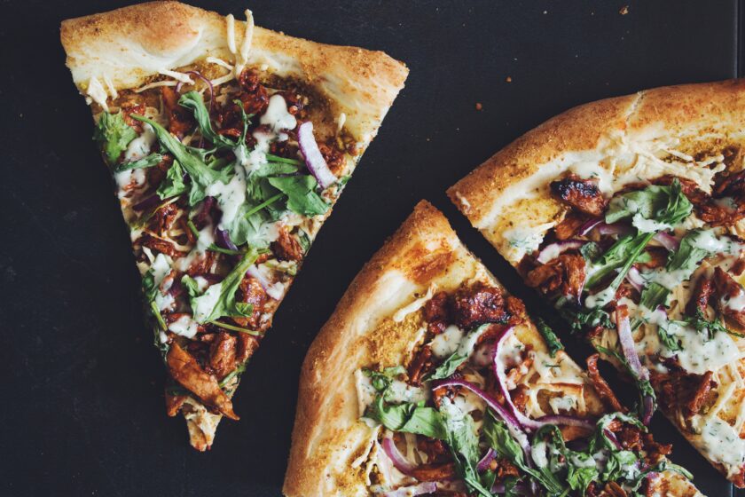 bbq chik'un pizza with ranch_hot for food