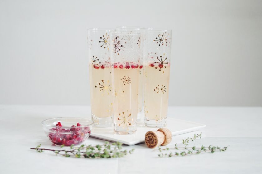 vegan champagne cocktail recipe