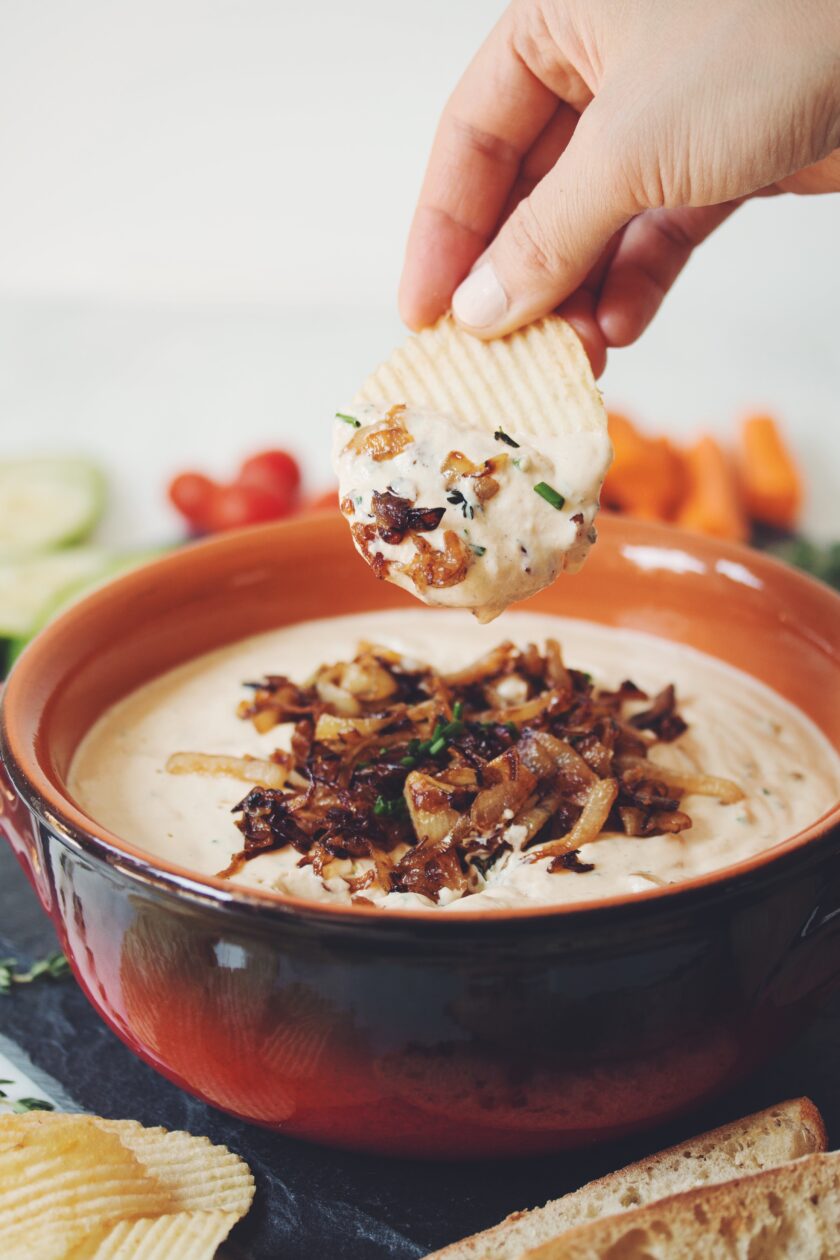 caramelized onion dip recipe
