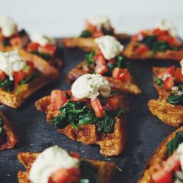 mashed potato waffles_hot for food