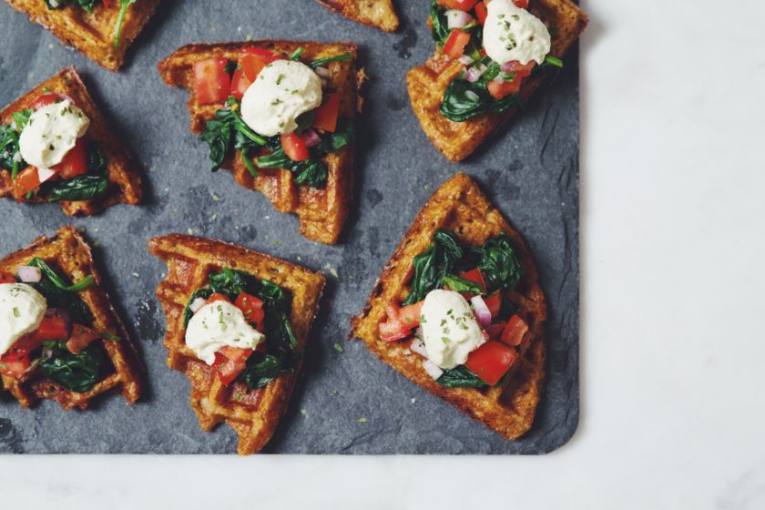vegan mashed potato waffles recipe