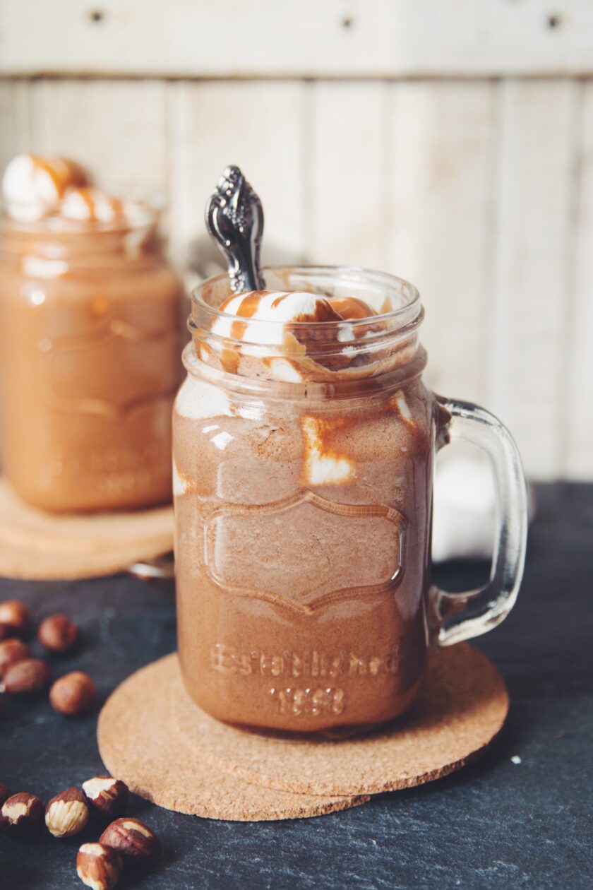 vegan hazelnut hot chocolate recipe for holidays