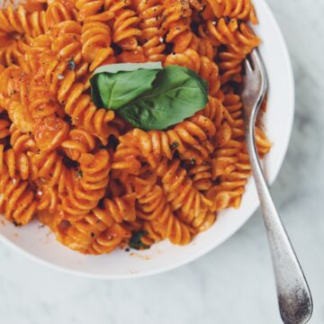 roasted red pepper pasta_hot for food