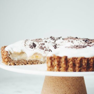 vegan banoffee pie_hot for food