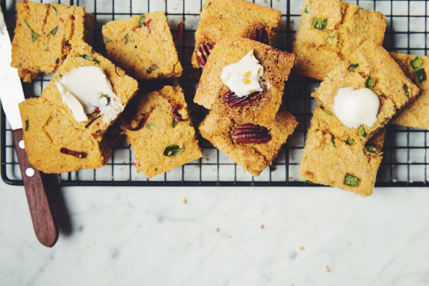 vegan cornbread 3 ways_hot for food