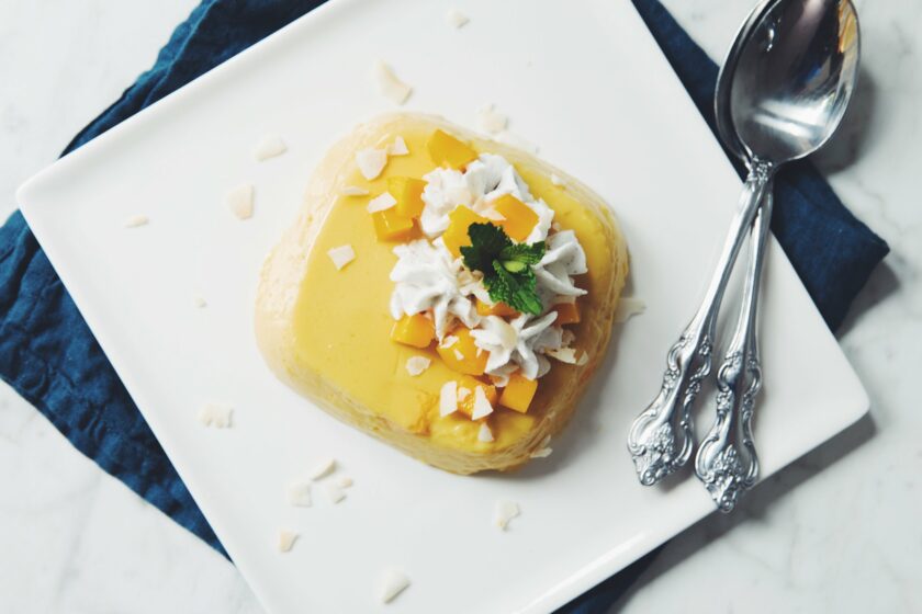 vegan mango pudding_hot for food