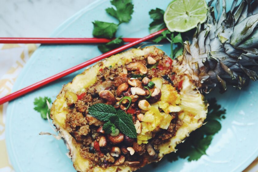 pineapple fried quinoa_hot for food