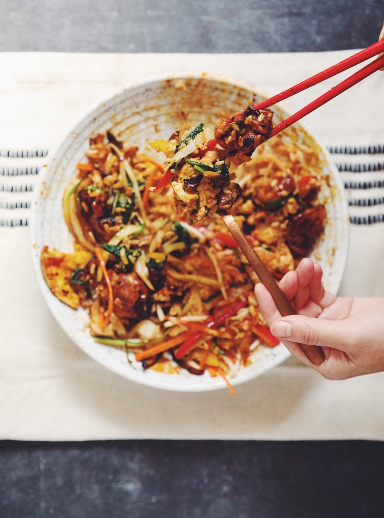 vegan bibimbap recipe
