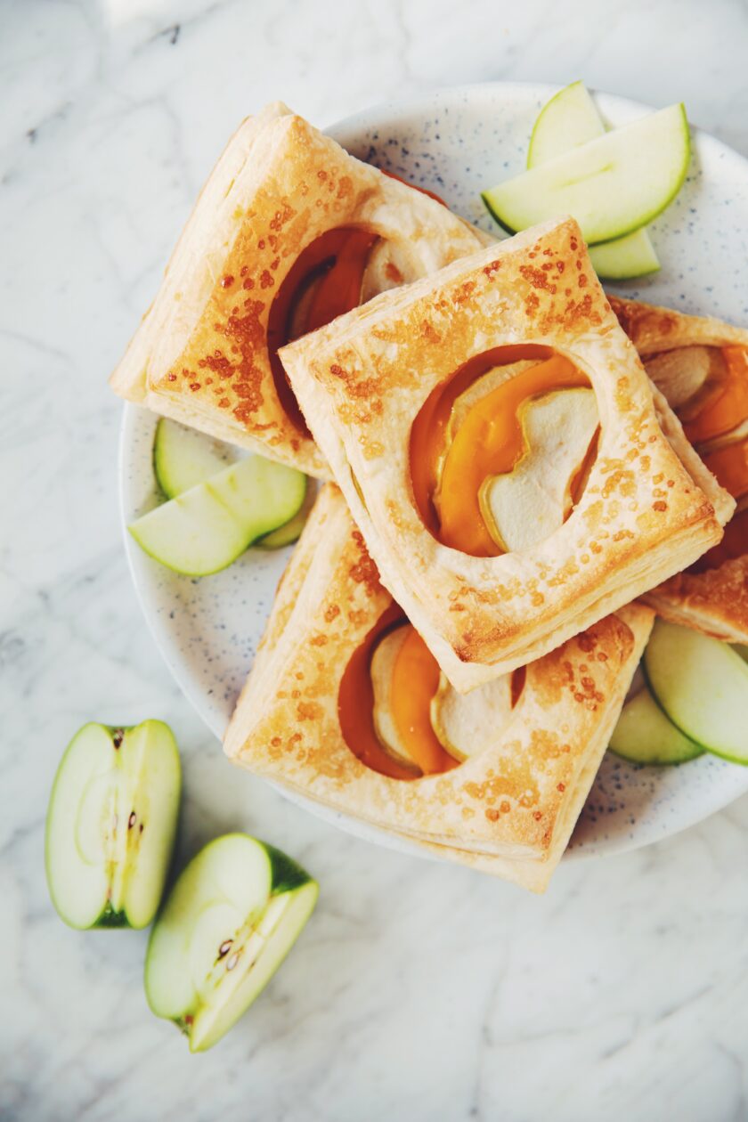 vegan snack recipe apple cheese danishes hot for food