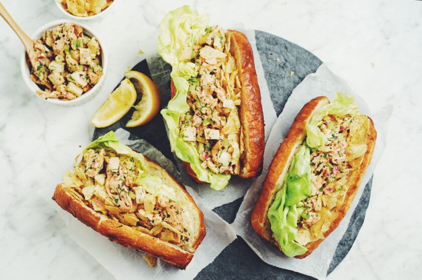 vegan lobster roll_hot for food