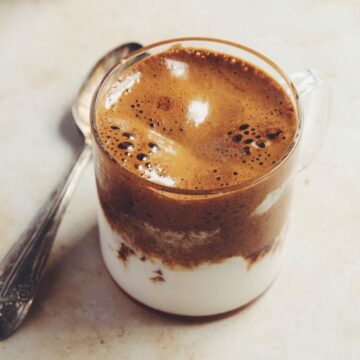 pumpkin spice dalgona coffee_hot for food