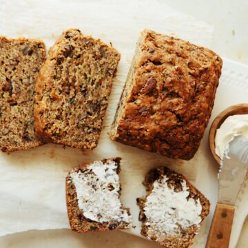 vegan zucchini bread hot for food