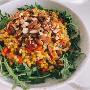 warm orange couscous salad