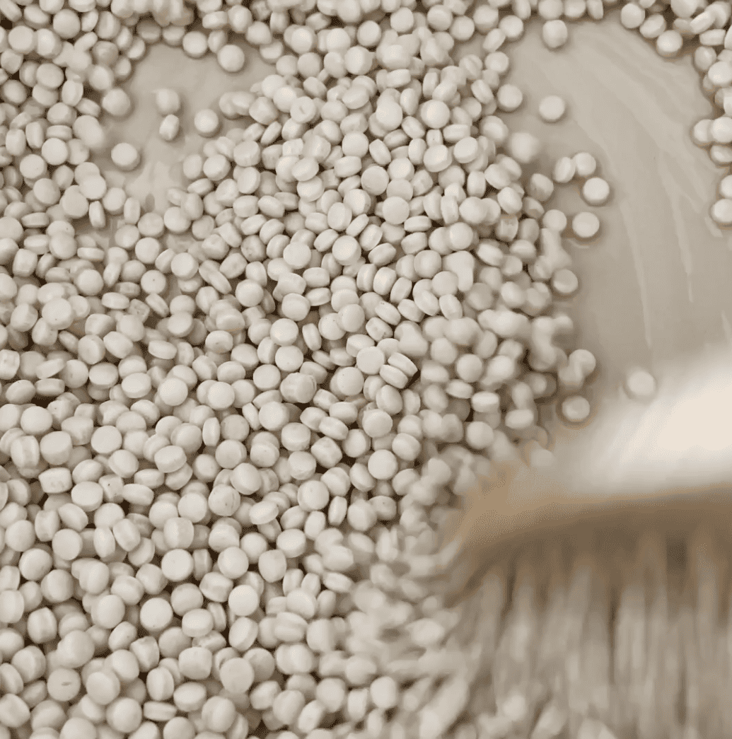 toasting couscous in a pot