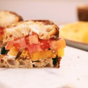 tomato sandwich with miso butter