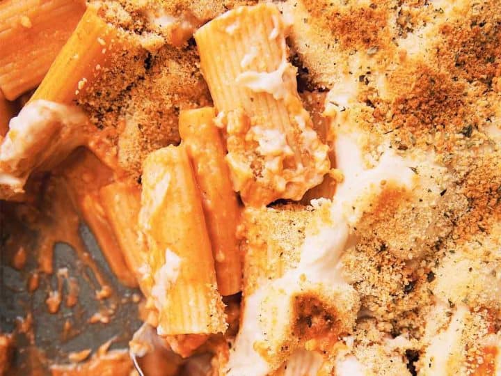 Baked Gochujang Rigatoni